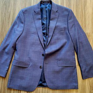 Club Room Men's Blue Classic-Fit Suit 44L 38x32 Pants